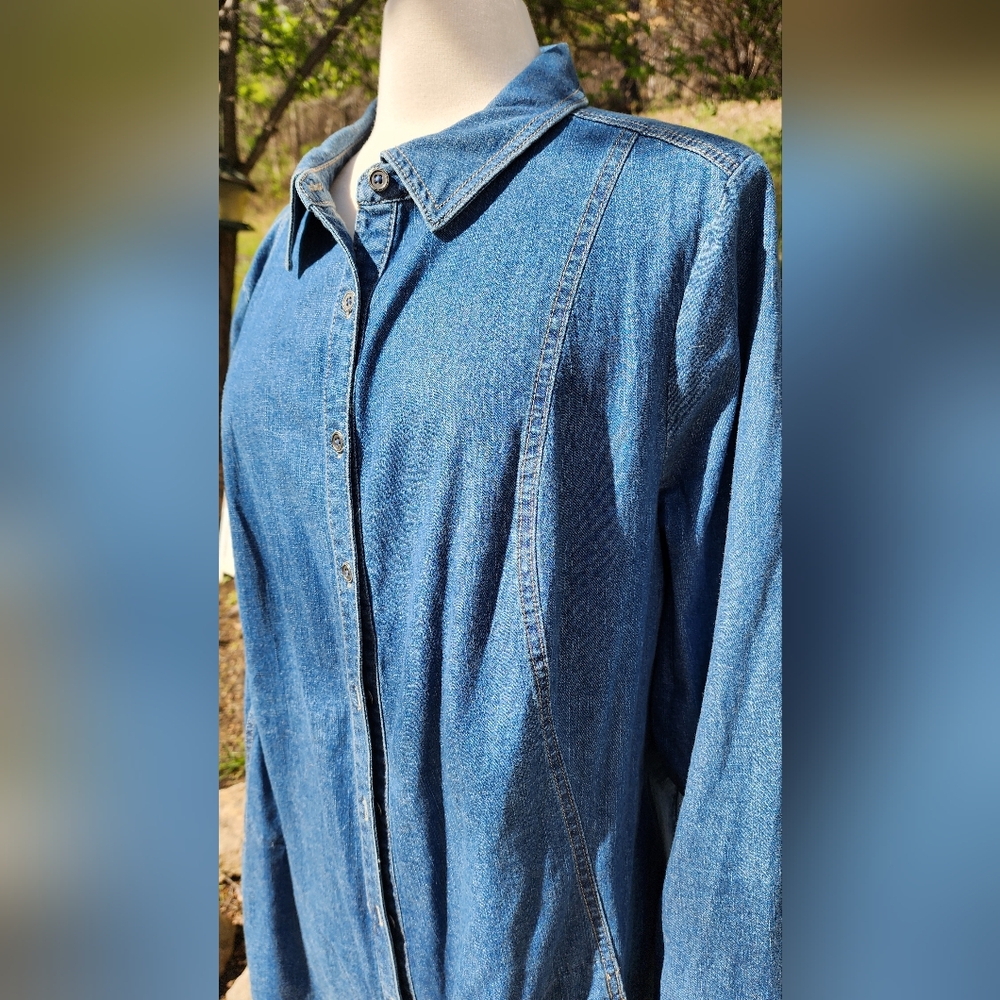 Classic Blue Denim Shirt